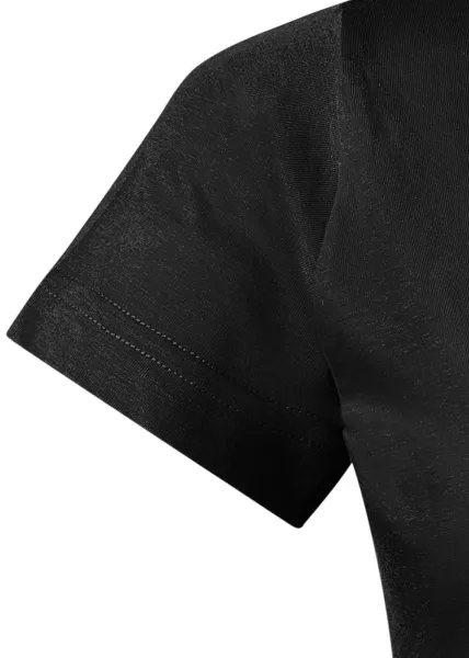 Damen einfaches T-Shirt - Klassische kurze Ärmel