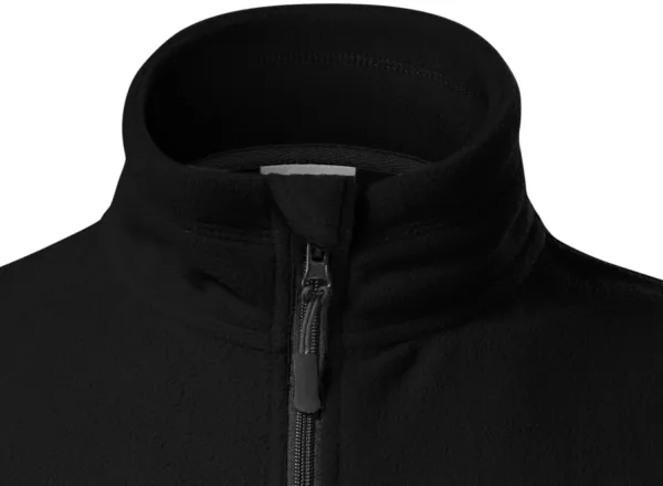 Damen Fleece-Kontrastjacke - Reißverschluss bis zum Kinn