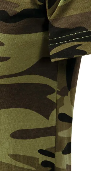 T-Shirt der Camouflage-Kinder - Schnitt mit Seitennähten