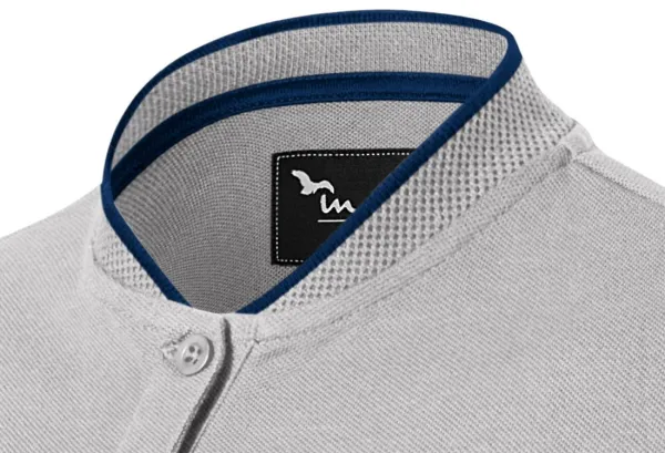 Damen-Poloshirt mit Bomberkragen - Bomberkragen