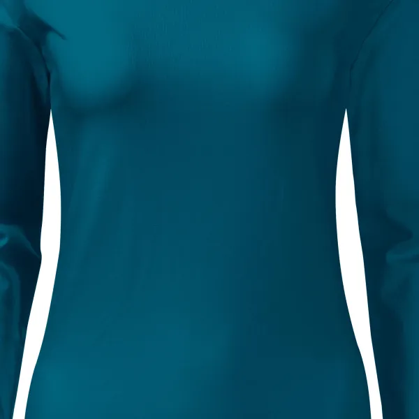 Eng anliegendes Damen-T-Shirt mit langen Ärmeln - Sanft taillierter Schnitt