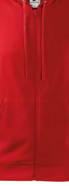 Herren Sweatshirt mit Kapuze - Reißverschluss in der Farbe des Sweatshirts