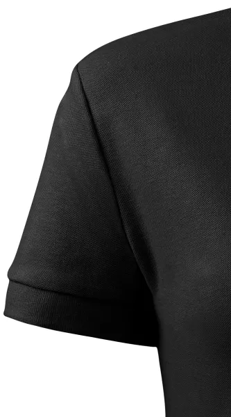 Damen einfaches Poloshirt - Klassische Kurzarm