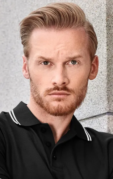 Klassisches Herren-Poloshirt - 3-Knopf-Verschluss