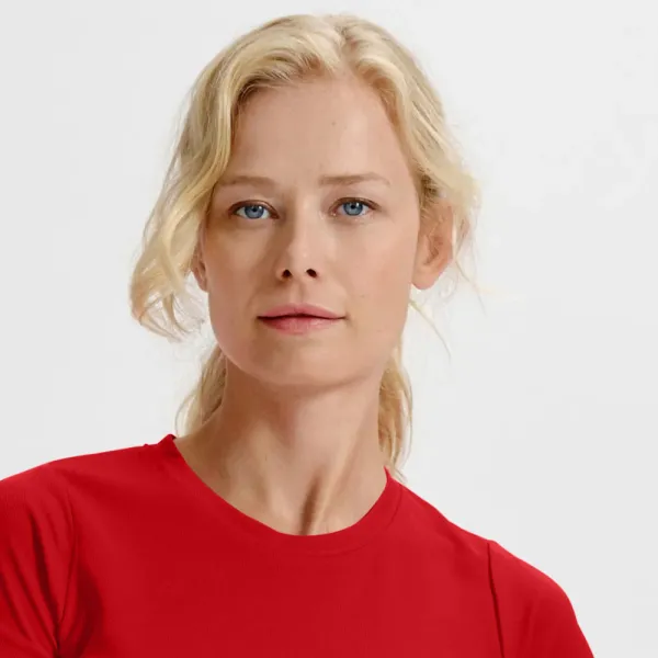 Damen Sport T-Shirt - Klassischer Rundhalsausschnitt