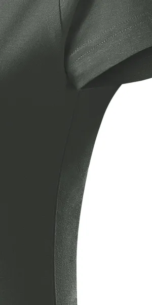 Damen einfaches T-Shirt - Schnitt mit Seitennähten