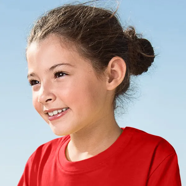 Leichtes Kinder T-Shirt - Klassischer Rundhalsausschnitt