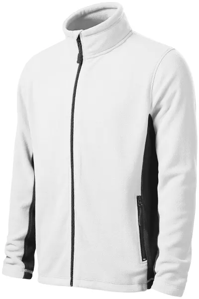 Fleece-Kontrastjacke für Herren - Herren Fleecejacke mit Kontrastelementen