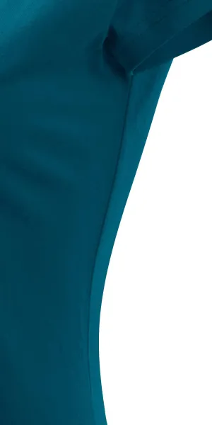 Damen T-Shirt mit sehr kurzen Ärmeln - Schnitt mit Seitennähten