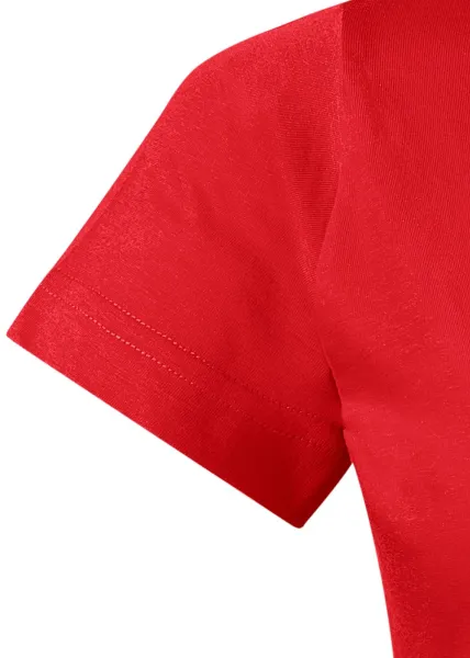 Damen einfaches T-Shirt - Klassische kurze Ärmel