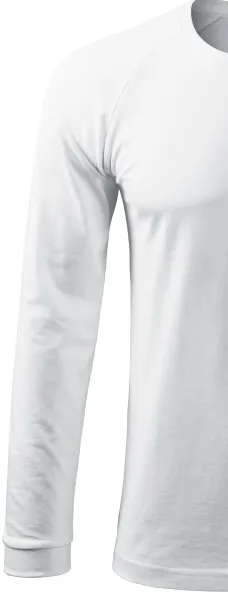 Herren Kontrast T-Shirt mit langen Ärmeln - Lange Raglan-Ärmel