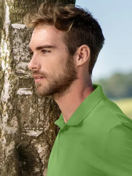 Einfaches Herren Poloshirt - 2-Knopf-Verschluss