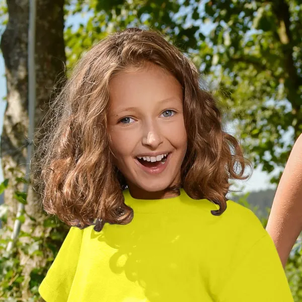 Das einfache T-Shirt der Kinder - Klassischer Rundhalsausschnitt