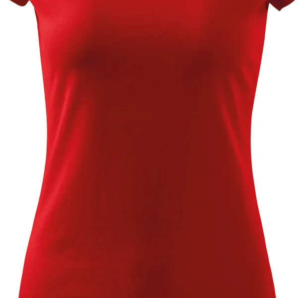 Damen T-Shirt mit sehr kurzen Ärmeln - Sanft taillierter Schnitt