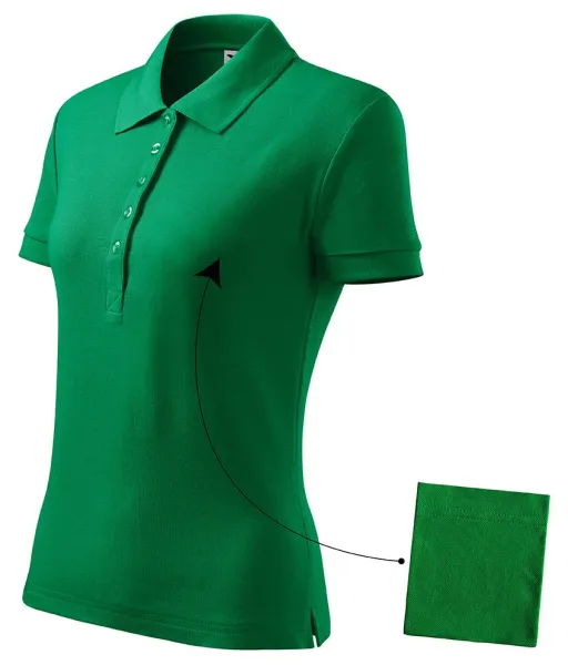 Damen einfaches Poloshirt - Separat verpackter Beutel