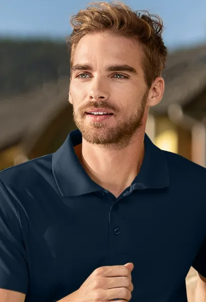 Sport Poloshirt - 3-Knopf-Verschluss