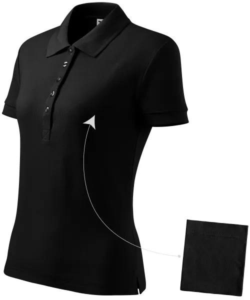 Damen einfaches Poloshirt - Separat verpackter Beutel