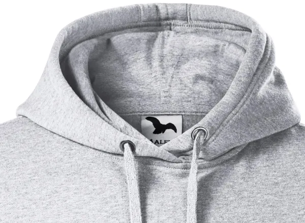Herren Sweatshirt mit Kapuze ohne Reißverschluss - Kapuze mit Kordelzügen
