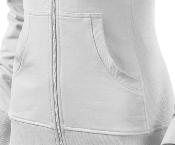 Damen Sweatshirt ohne Kapuze - Taschen im Känguru-Stil