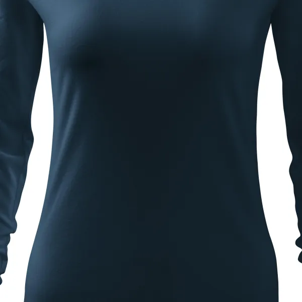 Eng anliegendes T-Shirt für Damen, V-Ausschnitt - Sanft taillierter Schnitt