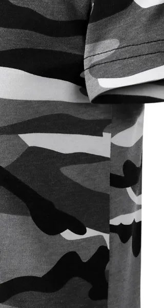 T-Shirt der Camouflage-Kinder - Schnitt mit Seitennähten