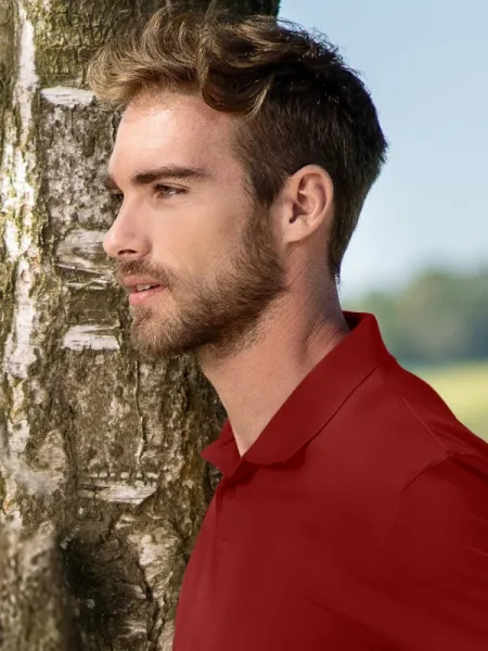 Einfaches Herren Poloshirt - 2-Knopf-Verschluss