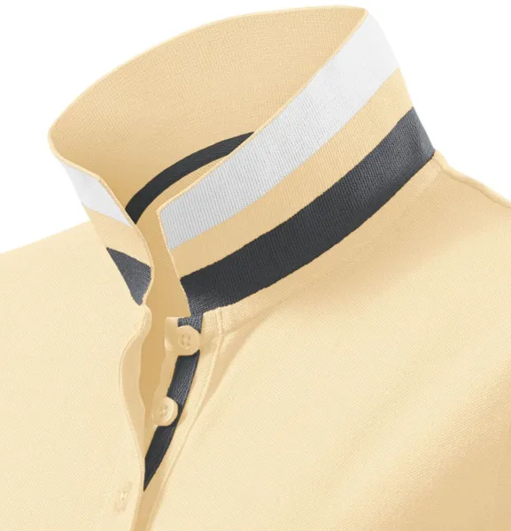 Damen Poloshirt mit Stehkragen - Kragen mit zwei Tragemöglichkeiten