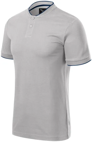 Herren-Poloshirt mit Bomberkragen - Herren-Poloshirt aus Baumwolle mit Bomberkragen