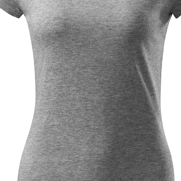 Damen T-Shirt mit sehr kurzen Ärmeln - Sanft taillierter Schnitt