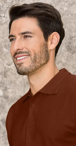 Loses Poloshirt der Männer - 3-Knopf-Verschluss