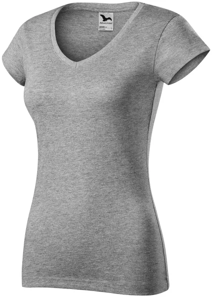 Slim Fit Damen T-Shirt mit V-Ausschnitt - Damen T-Shirt für jeden Tag