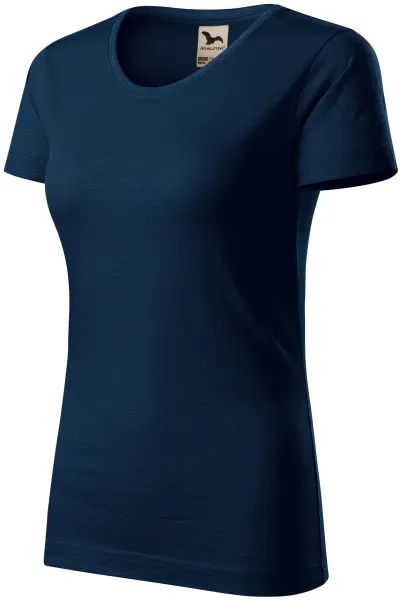Damen-T-Shirt aus strukturierter Bio-Baumwolle - Damen T-Shirt für jeden Tag