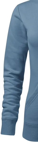 Damen Sweatshirt mit Kapuze ohne Reißverschluss - Klassische lange Ärmel