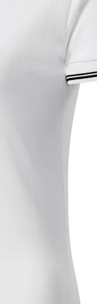 Damen Poloshirt mit kurzen Ärmeln - Schnitt mit Seitennähten