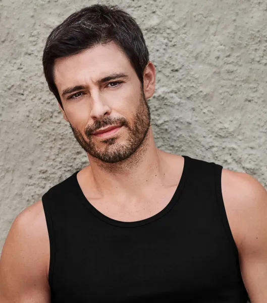 Tanktop für Herren - Klassischer Rundhalsausschnitt