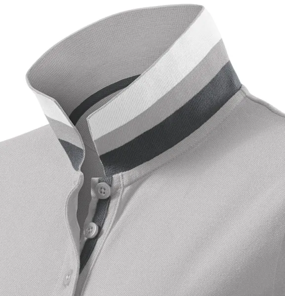 Damen Poloshirt mit Stehkragen - Kragen mit zwei Tragemöglichkeiten