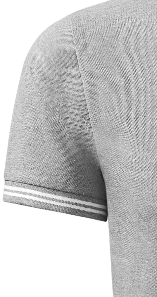 Kontrastiertes Poloshirt für Herren - Klassische kurze Ärmel