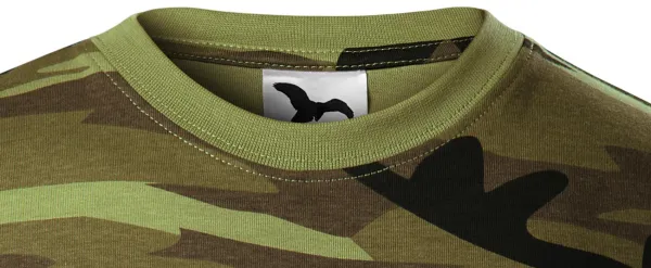 T-Shirt der Camouflage-Kinder - Klassischer Rundhalsausschnitt