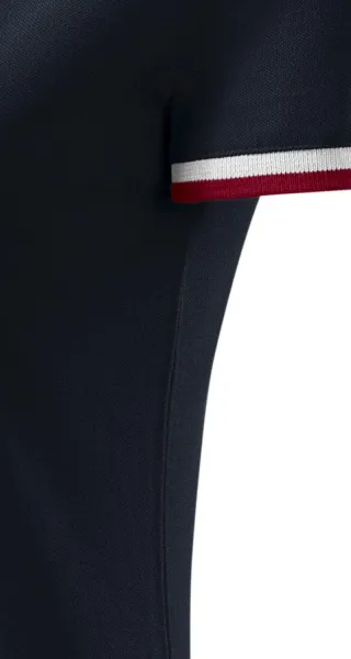 Damen Poloshirt mit Stehkragen - Mit Seitennähten geschnitten