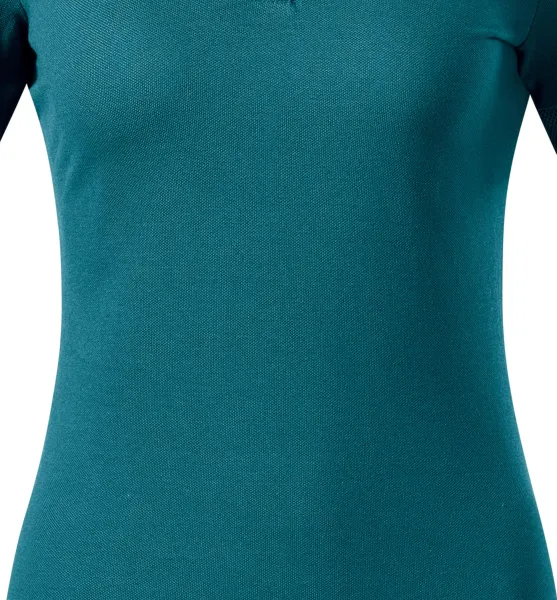 Damen-Poloshirt mit Bomberkragen - Sanft zulaufender Schnitt