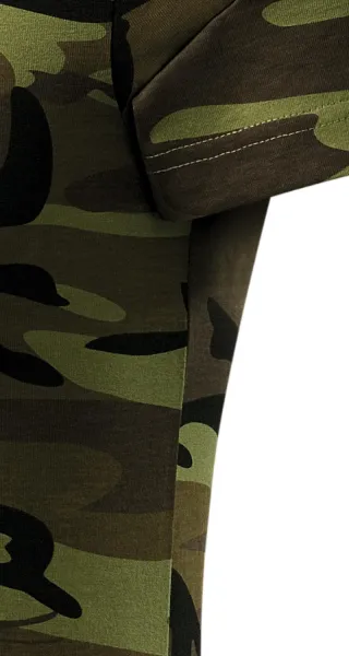 Tarnungs-T-Shirt - Schnitt mit Seitennähten