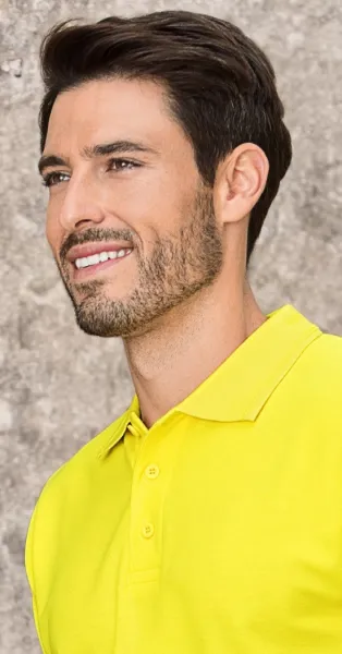 Loses Poloshirt der Männer - 3-Knopf-Verschluss
