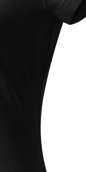 Slim Fit Damen T-Shirt mit V-Ausschnitt - Schnitt mit Seitennähten