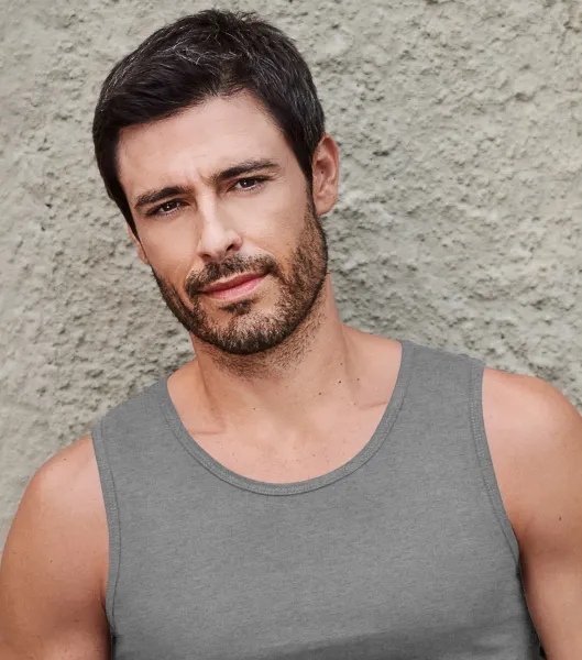 Tanktop für Herren - Klassischer Rundhalsausschnitt