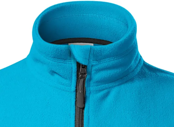 Damen Fleece-Kontrastjacke - Reißverschluss bis zum Kinn