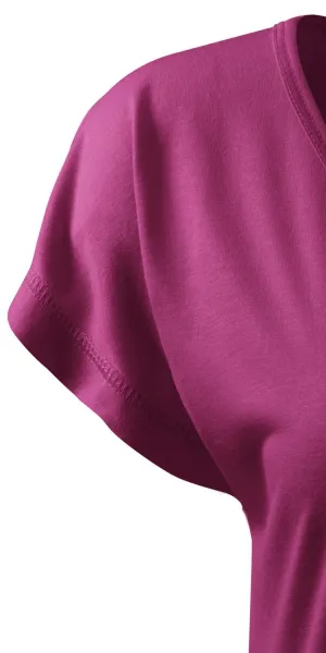 Damen langes T-Shirt/Kleid - Kurze Kimonoärmel