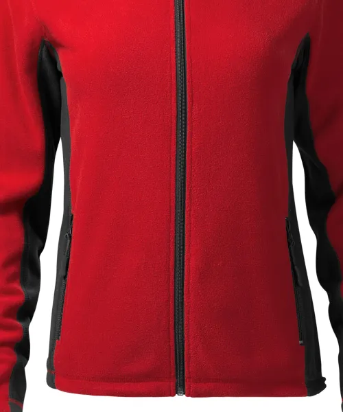 Damen Fleece-Kontrastjacke - Sanft verjüngter Schnitt