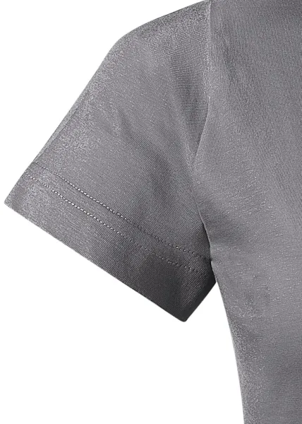 Damen einfaches T-Shirt - Klassische kurze Ärmel