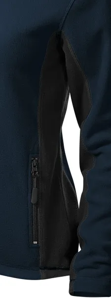 Damen Fleece-Kontrastjacke - Dunkle Kontrastdetails