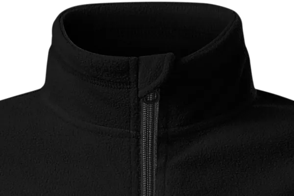 Fleece-Kontrastjacke für Kinder - Reißverschluss bis zum Kinn